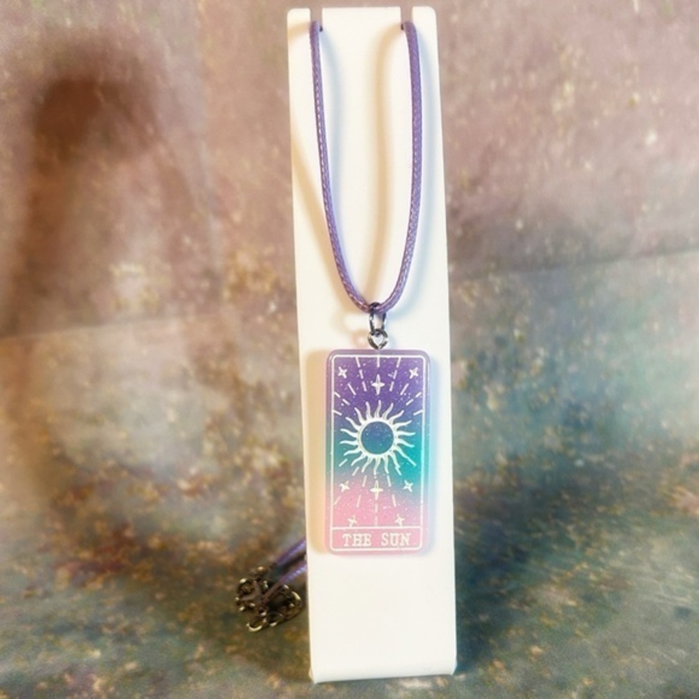 The Sun Tarot Card Necklace